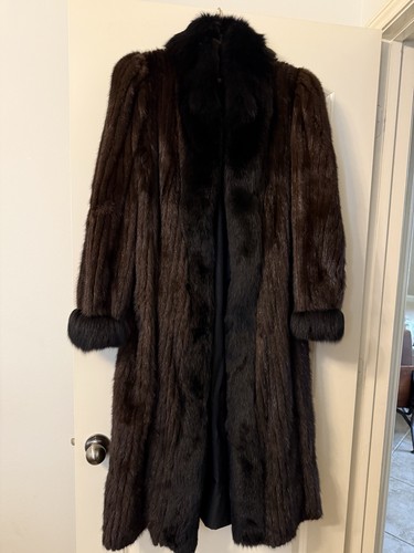 Vintage women long mink fur - vintage,