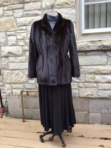 Ranch mink jacket drawstring - mink, jacket~drawstring